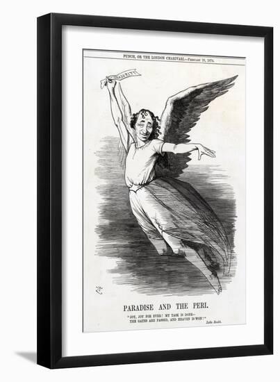 Disraeli, Paradise Peri-John Tenniel-Framed Art Print