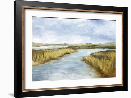 Distance Marshland-Eva Watts-Framed Art Print