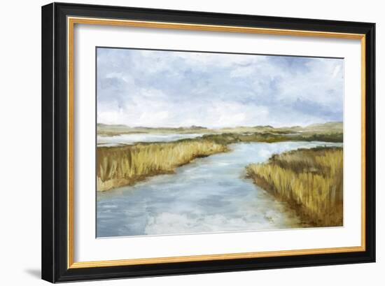 Distance Marshland-Eva Watts-Framed Art Print