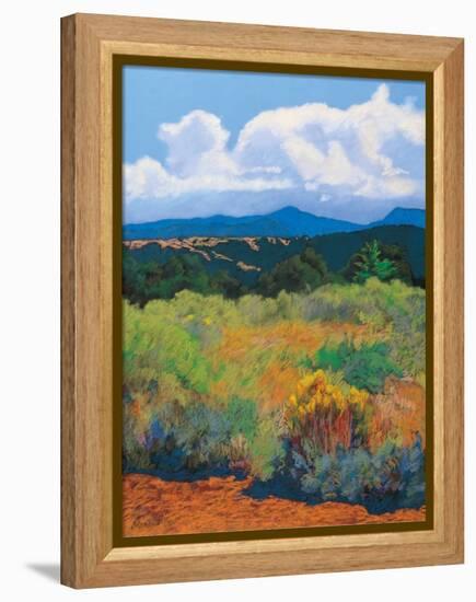 Distant Hills-Mary Silverwood-Framed Stretched Canvas