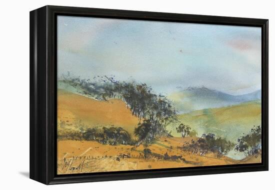 Distant Hills-Margaret Coxall-Framed Premier Image Canvas