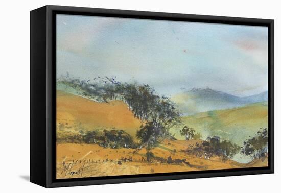 Distant Hills-Margaret Coxall-Framed Premier Image Canvas