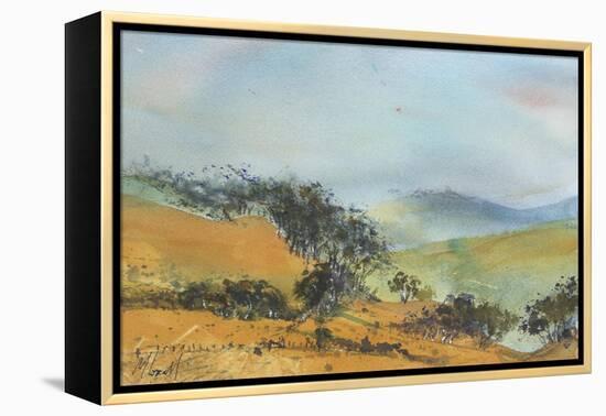 Distant Hills-Margaret Coxall-Framed Premier Image Canvas