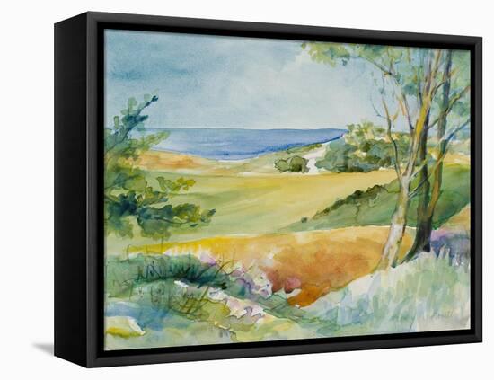 Distant Ocean View-Lanie Loreth-Framed Stretched Canvas