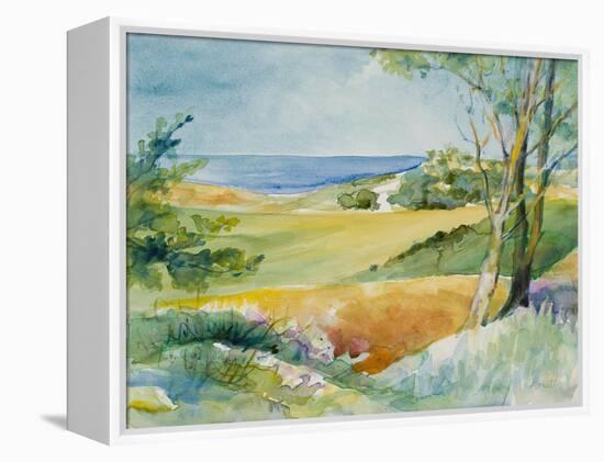 Distant Ocean View-Lanie Loreth-Framed Stretched Canvas