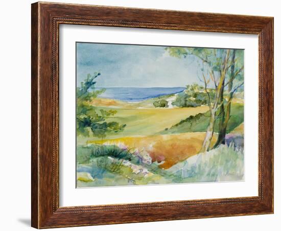 Distant Ocean View-Lanie Loreth-Framed Art Print