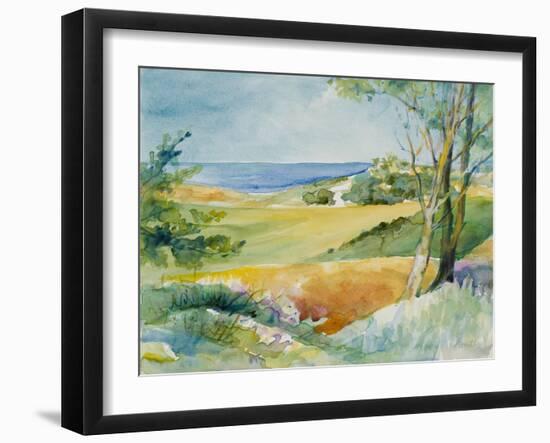 Distant Ocean View-Lanie Loreth-Framed Art Print