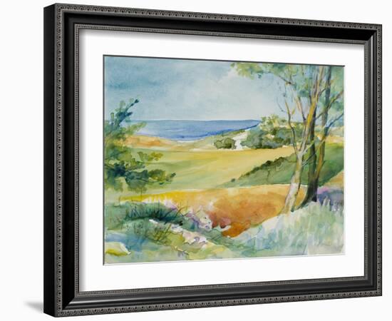 Distant Ocean View-Lanie Loreth-Framed Art Print