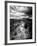 Distant of Artist Georgia O'Keeffe Taking Her Evening Walk at Ghost Ranch-John Loengard-Framed Premium Photographic Print