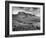 Distant of Cowboys Rounding Up Cattle with Mountains in the Background Big Bend National Park-Alfred Eisenstaedt-Framed Photographic Print