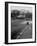 Distant of Mathematicians Albert Einstein and Kurt Godel Taking a Walk-Leonard Mccombe-Framed Premium Photographic Print