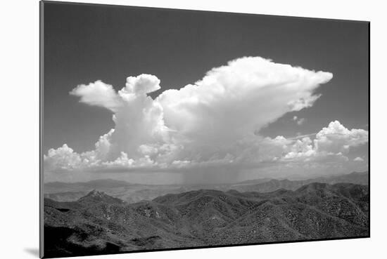 Distant Rain BW-Douglas Taylor-Mounted Photographic Print