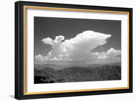 Distant Rain BW-Douglas Taylor-Framed Photographic Print