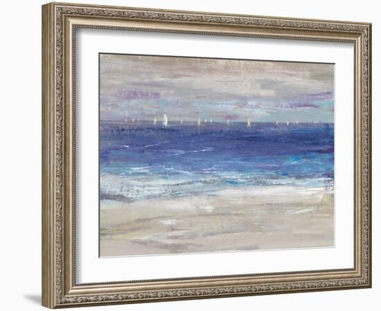 Distant Regatta I-Tim O'toole-Framed Art Print