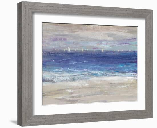 Distant Regatta I-Tim O'toole-Framed Art Print