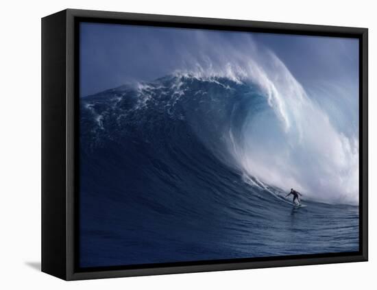 Distant Surfer-null-Framed Premier Image Canvas