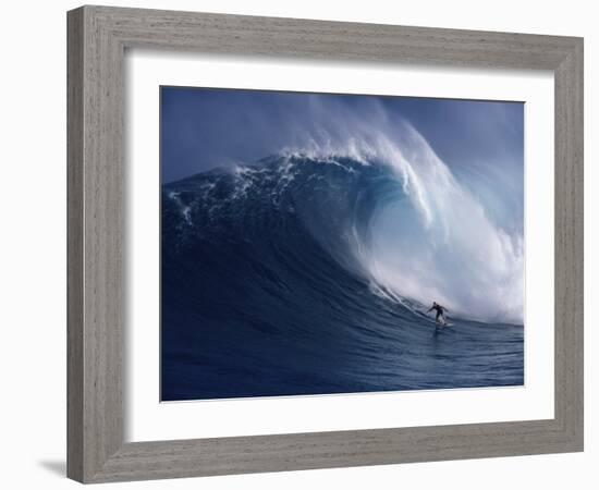 Distant Surfer-null-Framed Photographic Print