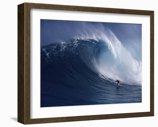 Distant Surfer-null-Framed Photographic Print