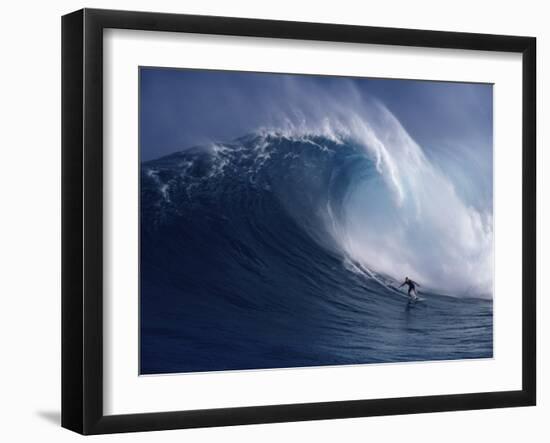 Distant Surfer-null-Framed Photographic Print