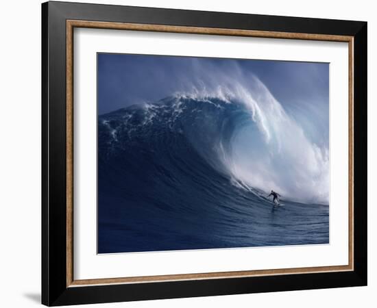 Distant Surfer-null-Framed Photographic Print