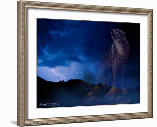 Distant Thunder-Gordon Semmens-Framed Giclee Print