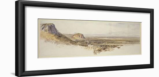 Distant View of Borghetto and Partenico-Edward Lear-Framed Giclee Print