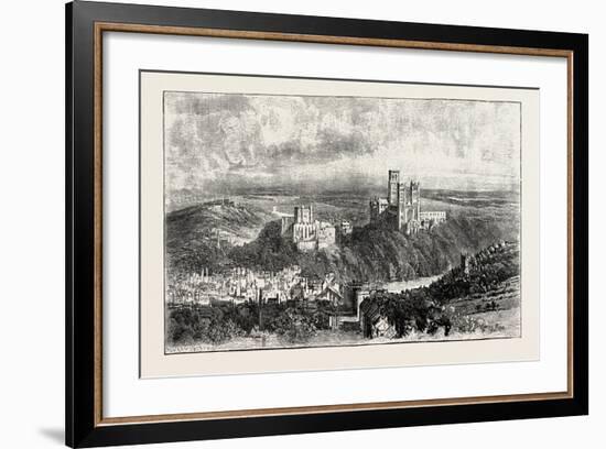 Distant View of Durham-null-Framed Giclee Print