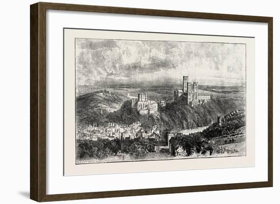 Distant View of Durham-null-Framed Giclee Print