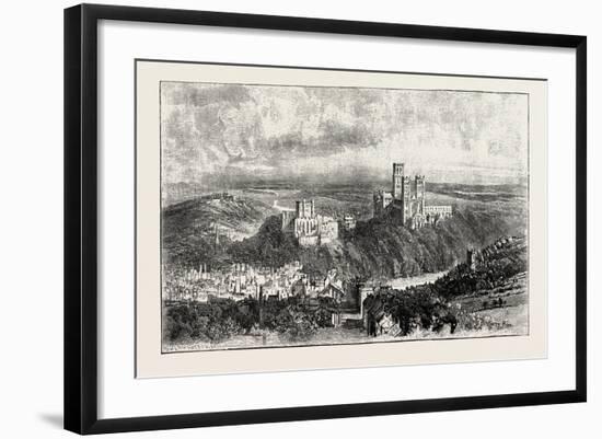 Distant View of Durham-null-Framed Giclee Print