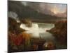 Distant View of Niagara Falls, 1830-Thomas Cole-Mounted Giclee Print