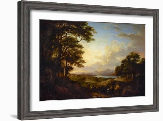 Distant View of Stirling, 1827-Alexander Nasmyth-Framed Giclee Print