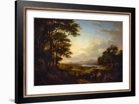 Distant View of Stirling, 1827-Alexander Nasmyth-Framed Giclee Print