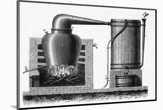 Distillation Apparatus, 18th Century-CCI Archives-Mounted Photographic Print