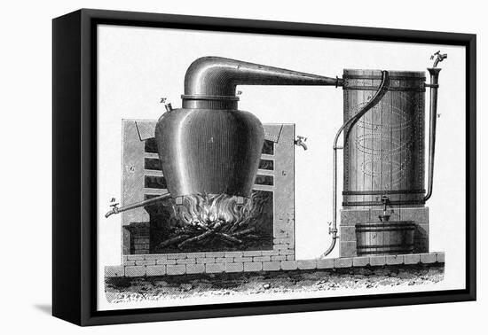 Distillation Apparatus, 18th Century-CCI Archives-Framed Premier Image Canvas