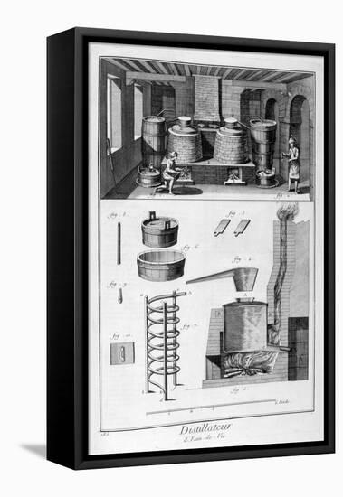 Distillers, 1751-1777-Denis Diderot-Framed Premier Image Canvas