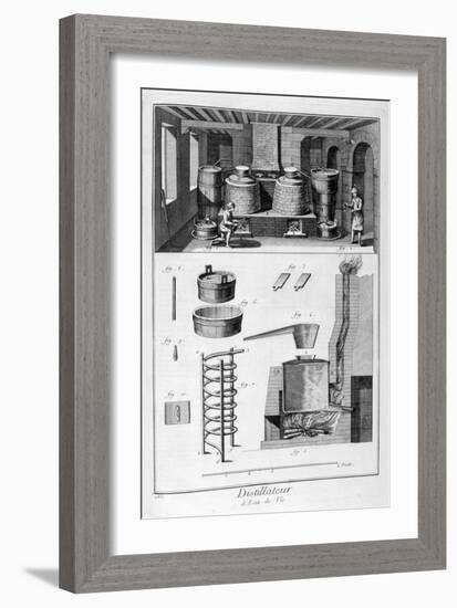 Distillers, 1751-1777-Denis Diderot-Framed Giclee Print