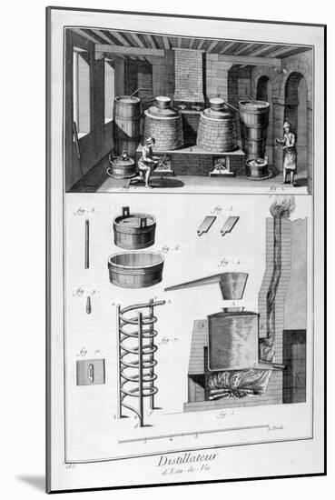 Distillers, 1751-1777-Denis Diderot-Mounted Giclee Print