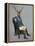 Distinguished Deer Full-Fab Funky-Framed Stretched Canvas