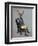 Distinguished Deer Full-Fab Funky-Framed Premium Giclee Print