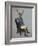 Distinguished Deer Full-Fab Funky-Framed Premium Giclee Print