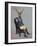 Distinguished Deer Full-Fab Funky-Framed Premium Giclee Print