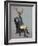 Distinguished Deer Full-Fab Funky-Framed Premium Giclee Print