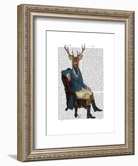 Distinguished Deer Full-Fab Funky-Framed Art Print