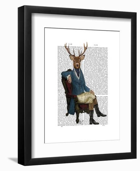 Distinguished Deer Full-Fab Funky-Framed Art Print