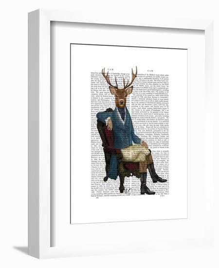 Distinguished Deer Full-Fab Funky-Framed Art Print