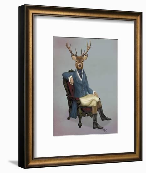 Distinguished Deer Full-Fab Funky-Framed Art Print