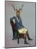 Distinguished Deer Full-Fab Funky-Mounted Art Print