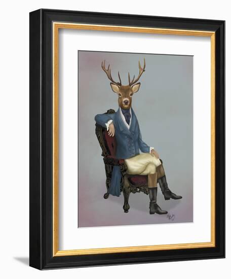 Distinguished Deer Full-Fab Funky-Framed Art Print