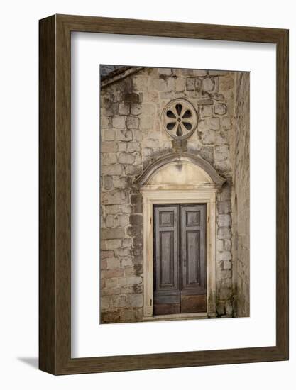 Distinguished Entrance - Kotor, Montenegro-Laura DeNardo-Framed Photographic Print