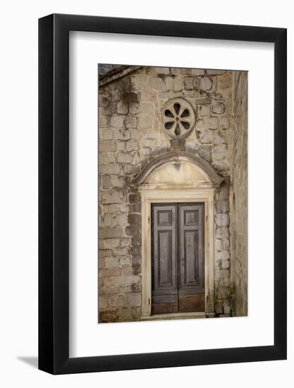 Distinguished Entrance - Kotor, Montenegro-Laura DeNardo-Framed Photographic Print